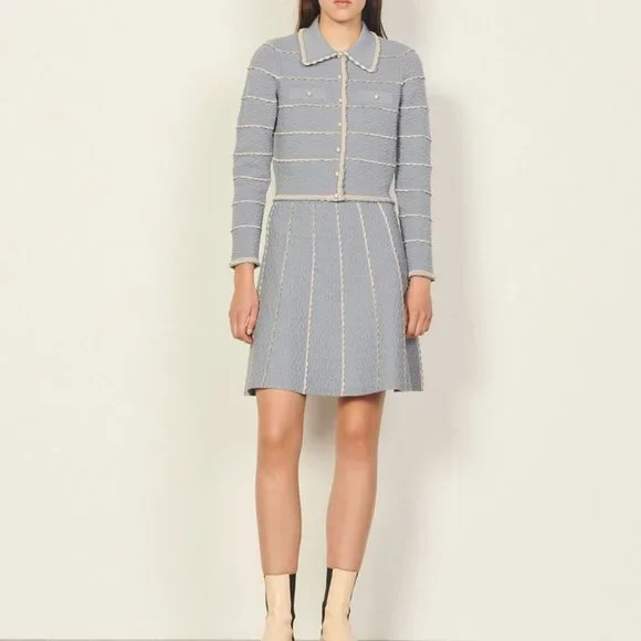 Sandro Dresses Holiday Special Sandro Infinityintrigue Blue